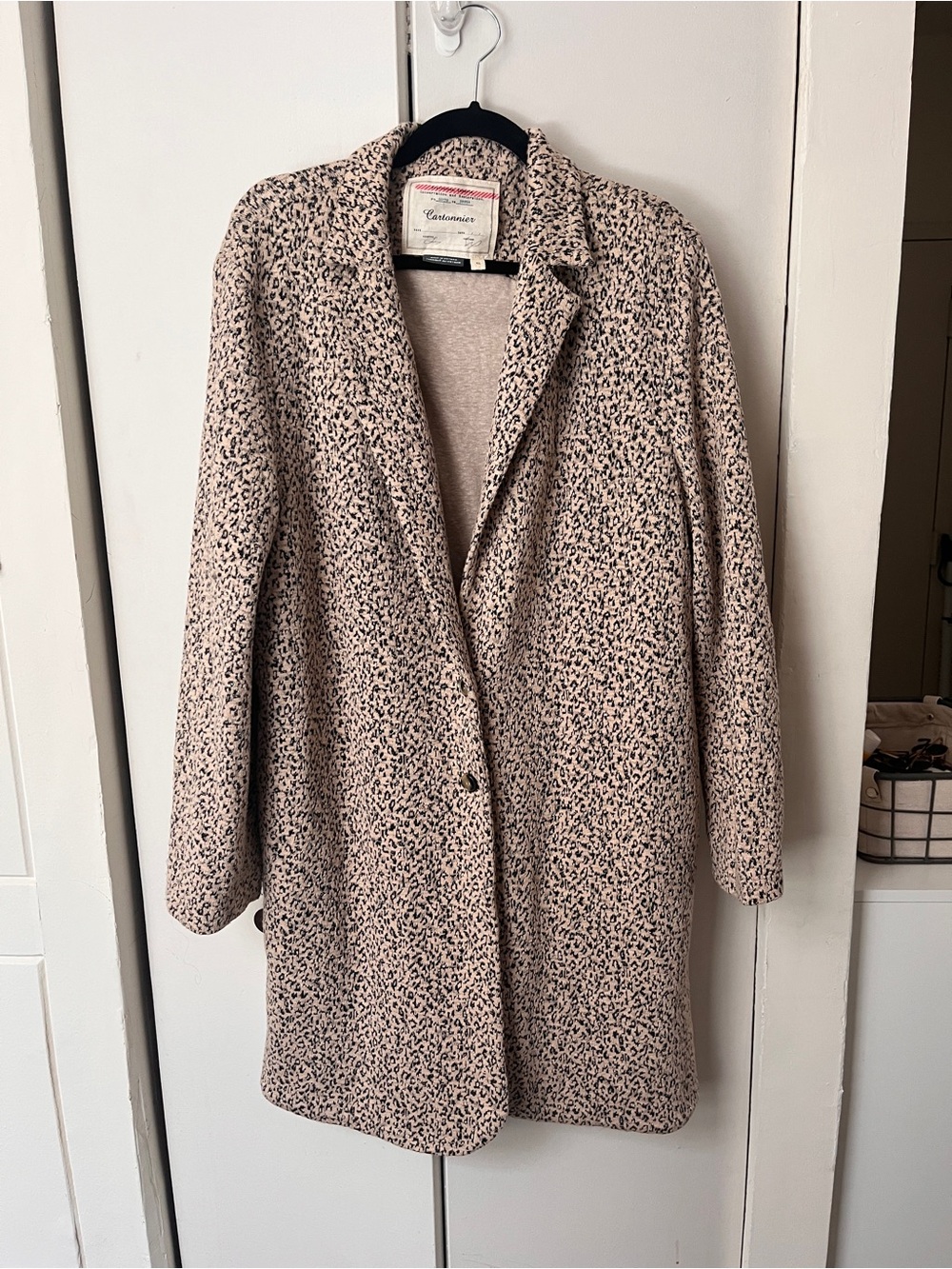 Cartonnier leopard print coat
